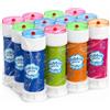 Bubble World Bolle di Sapone Indoor Set 12 Pezzi Shrink da 60ml. Regalini Fine Festa Compleanno Bambini Gadget Invitati. Liquido con Gioco Labirinto sul Tappo. Gadget compleanno Made in Italy