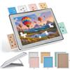 Mechprip Tavola puzzle 2 in 1 in feltro con supporto e coperchio protettivo | Tavolo puzzle portatile con 6 cassetti assortiti, vassoio puzzle ultra leggero per 1500 pezzi, adatto per adulti
