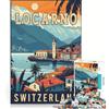 JIANGENNF Puzzle da 1000 pezzi per ragazzi, Locarno, Svizzera, giochi rilassanti, attività divertenti da fare in casa, ottimo regalo per gli appassionati di videogiochi 38x26cm
