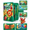 hahaland Busy Board Montessori 1 Anno, Libro Interattivo Sensoriale | Busy Book Quiet Book da Viaggio, Giochi Montessori 1 2 3 Anni, Educativo Pannello di Feltro, Regalo Bambino 1 Anno