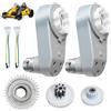ZChiMiao 2PC 24V RS775 Cambio del Motore per Bambini Elettrico Ride On Cars Motor | 12V-24V Alta Coppia Ad Alta Velocità 775 Motori DC per Bambini Elettrico Ride On Auto Parti di Ricambio Motor Gearbox