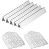 VEVOR 5 Barre Aromatizzanti + 2 Piastre Riscaldanti, Pannello Diffusore di Fiamma per Griglie (Weber Genesis Serie 300), Inclusi E310 E320 E330 S310 S320 S330, Barre Flavorizer in Acciaio Inox