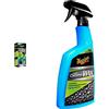 MEGUIAR'S G200200EU Kit Decontaminazione, Ceramic Synthetic Clay, 532ml & G190526EU Hybrid Ceramic Wax, Cera Ibrida Ceramica, 709ml