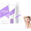 Junjie Set di 2 creme depilatorie, schiuma depilatoria per zone intime, indolore, sicura per pelli sensibili, depilazione rapida ed efficace, per uomini e donne (bianco)