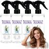 XINRAN Spray volumizzante per capelli con rosmarino e acqua di riso, spray con rosmarino e acqua di riso per la crescita dei capelli, prodotto per la cura dei capelli crespi nelle donne (4 pezzi)