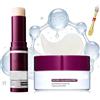Generico Set Contorno Occhi Calcium Volume, Stick Multi-Balsamo Al Calcio + Patch Idrogel Per Il Contorno Occhi (60 Pezzi, 30 Paia), Idrata E Rassoda La Pelle, Migliora L'Elasticità, Delicato Sulla Pelle.
