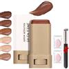 Generico Foundation Stick Beauty Balm Serum Boosted Skin Tint,Solid Tinted Moisturizing Serum Contour Stick, Full Coverage Concealer Balm,Deeply Moisturizing,Natural Finish Makeup (Style2, onesize-W)