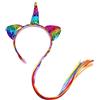 HORIALENCE Cerchietto Unicorn Colorato per Accessorio Festivo Leggero e Creativo Headdress Artificiale per e Compleanni per Styling e Divertimento