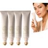 MEIION Arelia Primer Anti-Rughe Istantaneo Originale | Primer Viso Levigante con Applicatore Metallico Preciso,Base Trucco Uniformante,Idratante e Illuminante