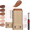 Generico Foundation Stick Beauty Balm Serum Boosted Skin Tint,Solid Tinted Moisturizing Serum Contour Stick, Full Coverage Concealer Balm,Deeply Moisturizing,Natural Finish Makeup (Style3, onesize-E)