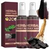 Generico 2pcs Herbal Gray Hair Spray,Hair Darkening Conditioner Spray,Herbal Coloring,Reverse Grey Hair,Hair Coloring Essence For 4 Weeks Gradual Results