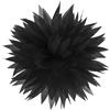Mecool Spilla a Fiore, Fermaglio per Capelli, Collana per Corsetto, Accessorio per Capelli a Rosa, Barretta per Capelli con Rose, Accessorio per Donne e Ragazze, per Festa, Matrimonio - Nero