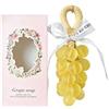 Generic Sapone all'uva su una corda, sapone fatto a mano a forma di grappolo d'uva, saponi aromatici decorativi alla frutta per lavare le mani, bagno a casa, regalo pratico per gli appassionati di decorazione