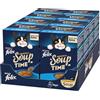 FELIX Soup Time Original Cibo Umido per Gatti Adulti, 48 Bustine da 48g | Cibo Umido Complementare con Merluzzo Tonno e Platessa