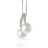 Donna oro Collana Donna Perle