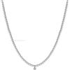 Luca barra Acciaio Donna Necklace