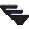 DSQUARED2 Slip 3-Pack Brief DCX300060 (IT, Testo, XS, Regular, Regular, 001- Nero)