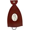 I G J ORIGINALE PORTACHIAVI DELLA MADONNA DEL SOCCORSO (MADONNA DELL'AIUTO) - SALVA TASCHE - PRODUZIONE ARTIGIANALE - 100% FATTO A MANO IN ITALIA