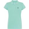 S&C - Polo Donna Manica Corta Cotone, Polo Donna Custom Fit, Taglia Stretta, 3 Bottoni, Stile Casual, Bordatura a Maniche e Collo a Costine, Prodotto in Spagna
