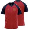 JYC CREATIVE Maglietta sportiva unisex, 100% poliestere, ispirata alla Spagna, leggera e traspirante, taglia S-XXL