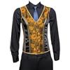 Wvapzxx Corsetto addome da uomo gilet aderente vintage gilet dimagrante pizzo ossa costume per matrimonio palcoscenico festa