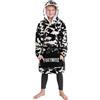 Fortnite Felpa Oversize Bambino Ragazzi 14+ Cappuccio Coperta Indossabile Extra Lungo Poncho Pile Giocatore Regali Bambini