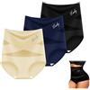 DFFUDICLE Donnea Milano Slip Modellante,Donna Milano Slip Diastasi | Vita Alta Controllo Addome Elastico, Traspirante,Confezione da 3 Pezzi