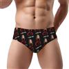 AHROZHOUIK Slip Personalizzato da Uomo A Triangolo Facciale Slip con Foto Personalizzata Regalo per Il Fidanzato/Marito