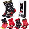 Disney Polpaccio Calzini Donna EU 35-41, Pacco da 5 Morbido Novità Calze, Calzini Caldi Donna, Idea Regalo Accogliente