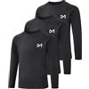 MEETYOO Maglia Termica Bambino Intimo Termico a Manica Lunga Abbigliamento Invernale Base Layer Sportivo