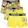 Get Trend Spongebob Squarepants Boxer Ragazzo 4-14 Anni, Confezione da 3 Slip Bambino in Cotone, Mutande Morbide e Traspiranti con Stampe, Intimo Bambini Vita Elasticizzata