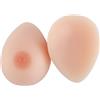 OBASDFD Seni Finti Autoadesivi, Cuscinetti For Reggiseno In Silicone A Forma Di Goccia D'acqua For Mastectomia, Crossdresser, Transgender, Cosplay