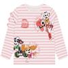 Paw Patrol T-Shirt, Skye, Marshall & Rhubarb Tshirt Bambino Maniche Lunghe