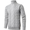 Herothorn Pullover Dolcevita Uomo Maglioncino Maglione a Collo Alto Manica Lunga Maglia Maglione Sweater Invernali Costinea Treccia Maniche Lunghe
