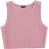 Toochki Top corto da donna in cotone casual stile occidentale crop top