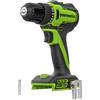 Greenworks 24V Trapano‑avvitatore a batteria senza spazzole DD335, 35 Nm, leggero, luce di lavoro a LED, frizione 19+1, SENZA batteria e caricabatterie