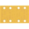 Bosch Professional Bosch 10x Carta abrasiva EXPERT C470 con 8 fori per levigatrici orbitali | per Vernice su legno, Legno duro, Ø 80x133 mm, Grano 400, Professional Accessorio Levigatrice orbitale