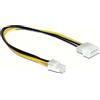 Delock Cable Delock P4 4pol - 4pin Molex St/St 0,30m [65611]