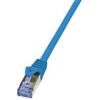 Logilink Cavo di rete LogiLink CAT6A S/FTP AWG26 PIMF blu 3,00m [CQ3066S]