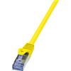 LogiLink CAT6A S/FTP Patchkabel AWG26 PIMF gelb 1,50m [CQ3047S]