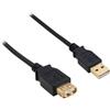 Inline Cavo usb InLine 2.0, Prolunga, Type A, maschio / femmina, nero, Pin dorati, 5m [34605S]