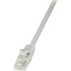 Logilink Cavo di collegamento RJ45 Rete CAT 6 U/UTP 5 m Grigio con protezione LogiLink [CP2072U]