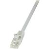 Logilink Cavo di collegamento RJ45 Rete CAT 6 U/UTP 7.5 m Grigio con protezione LogiLink [CP2082U]