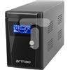 Armac Gruppo di continuita' Armac UPS OFFICE Line-Interactive 1500E LCD 3x 230V PL OUT USB Nero [O/1500E/LCD]