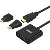 Unitek Adattatore Unitek Y-6355 mini/micro HDMI a VGA+audio [Y-6355]