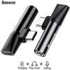 Baseus Adattatore Baseus USB3.0-C, mini jack, nero [CATL41-01]