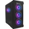 NATEC Case Natec Genesis Irid 503 ARGB NPC-1559 (Micro ATX Mini ITX nero) [NPC-1559]