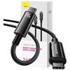 Baseus Cavo Baseus Tungsten Gold da USB-C a USB-C 240W 1m Nero [CAWJ040001]