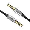 Baseus Cavo audio Baseus Yiven miniJack 3.5mm masc 1.5m Argento/Nero [CAM30-CS1]
