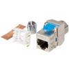 Lanberg Presa per modulo keystone Lanberg senza attrezzi RJ45 FTP cat. 8.1 Argento [KSF8-4000]